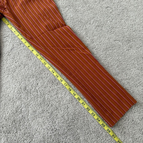 Anthropologie Essential Slim Striped Ankle trousers | Size 4 - Picture 8 of 9